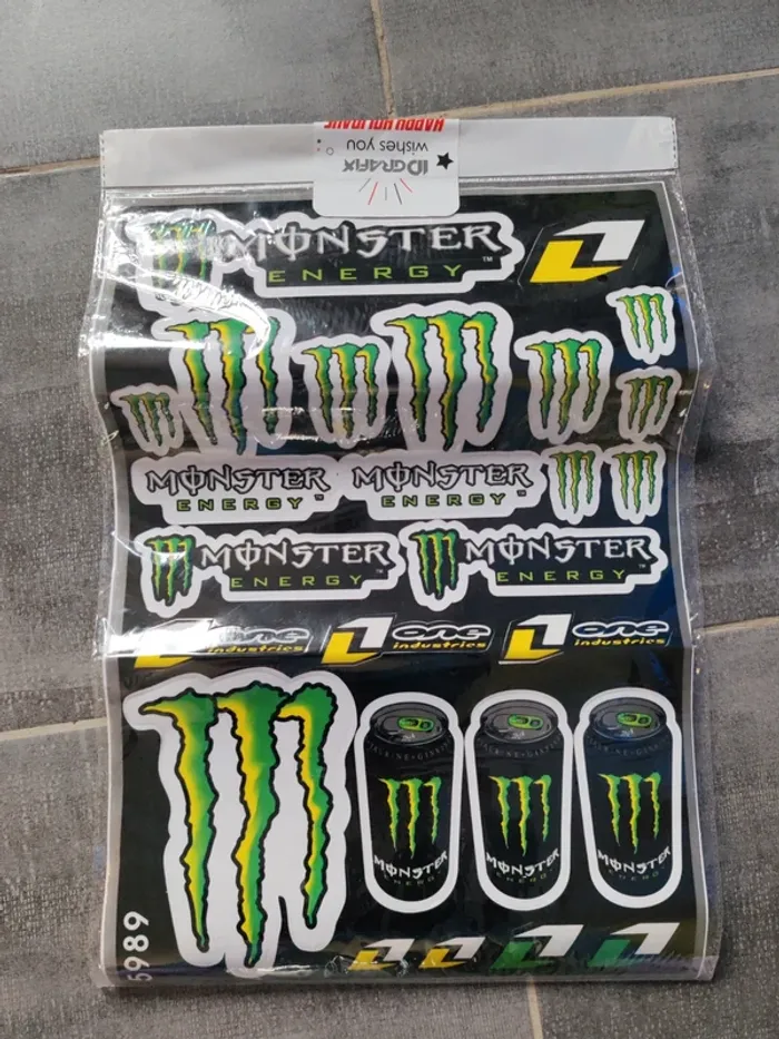 Autocollants monster