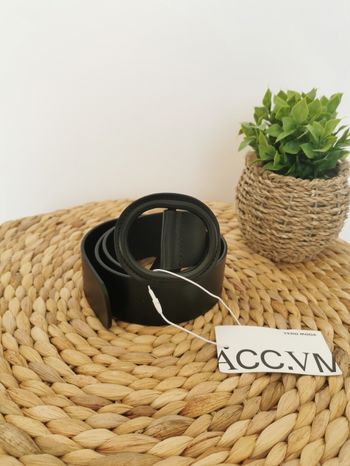 Ceinture noire simili cuir Vero Moda