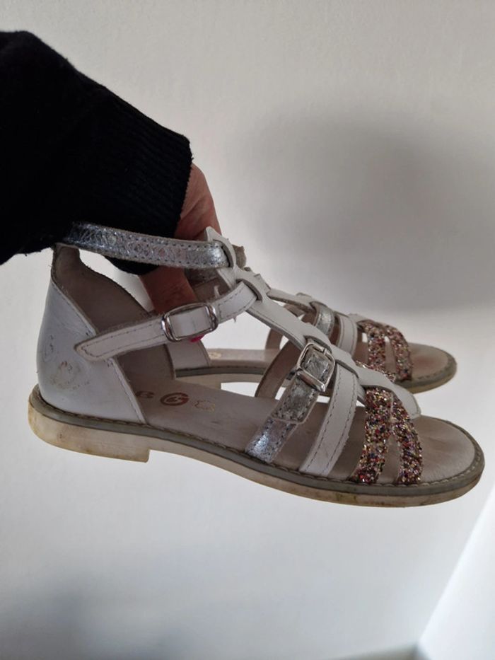 Sandales sandalettes nu pied taille 30 gbb - photo numéro 5