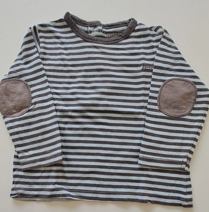 Lot de 4 tee-shirts manches longues Kiabi 12 mois - photo numéro 6