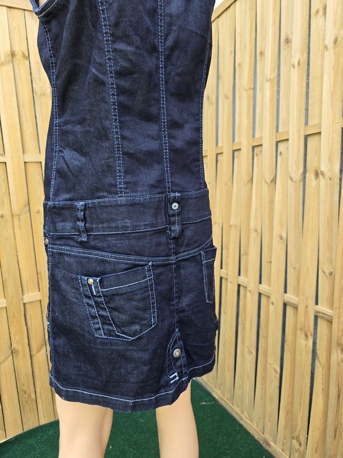 Robe cargo taille basse jeans brut 🍒vintage y2k 2000🍒taille unique voir mesures descriptif - photo numéro 4