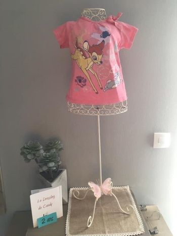 T-shirt fille 24 mois Disney Bambi