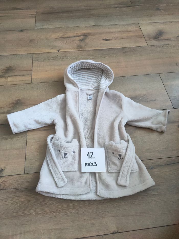 Peignoir beige pour bébé garçon 12-18 mois C&A - photo numéro 1