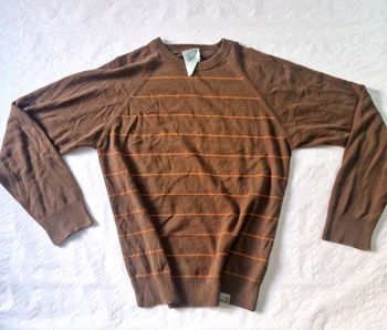 Pull col rond à rayures , Carhartt  , vintage  , taille M