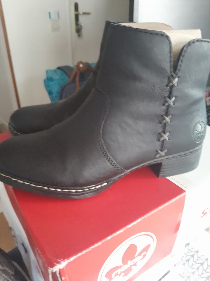 Bottines basses noires rieker taille 36 - photo numéro 5