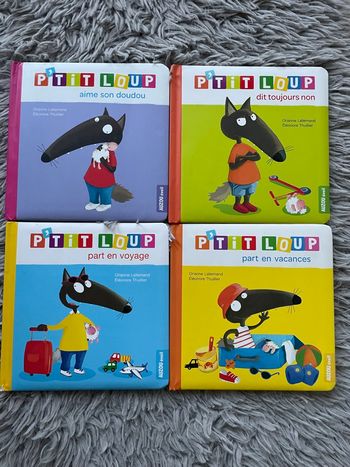 4 livres P'tit loup - Auzou éveil