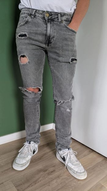 Jean skinny fit Zara denim troué/déchiré
