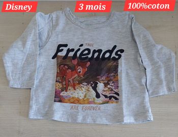 Haut Bambi fille 3 mois 