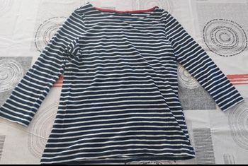 Tee-shirt rayé manches longues