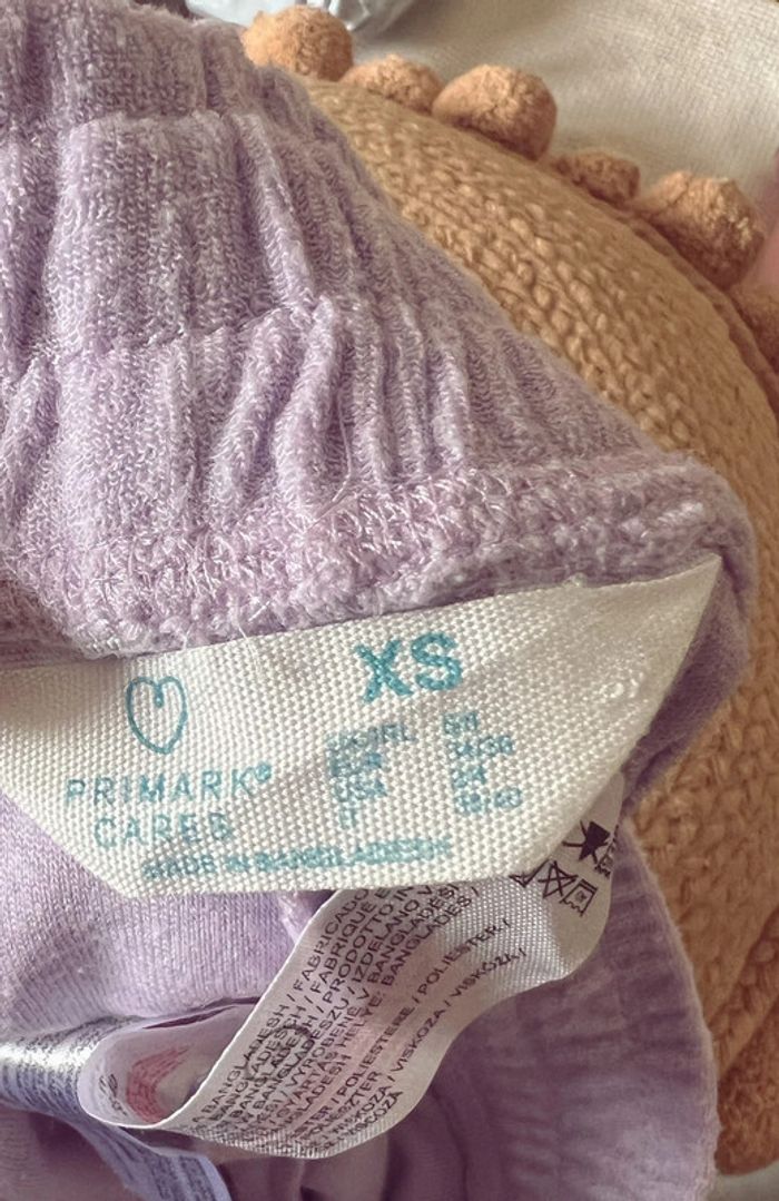 Ensemble lilas Primark en tissu éponge Lila- Taille XS/M - photo numéro 4