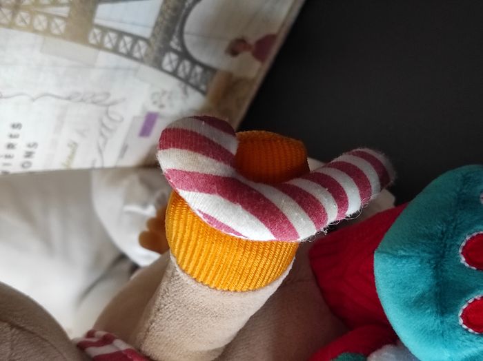 Peluche d’éveil sensorielle – textures, miroir, sons - photo numéro 5