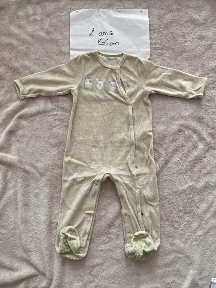Lot de 2 pyjamas chauds - Vertbaudet - 24 mois / 2 ans - TBE - photo numéro 2