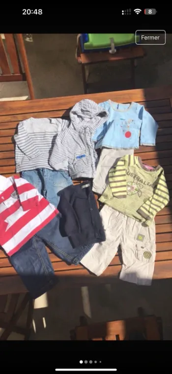 Lot de 10 pièces garçon 9 mois automne / hiver
