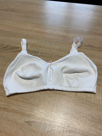 Soutien gorge blanc sans armature 100 D Naturana