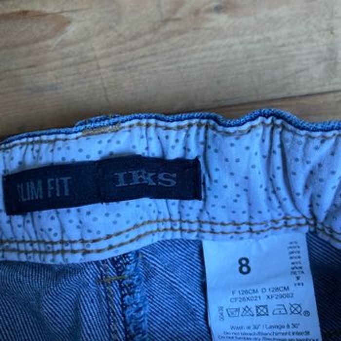 Jeans bleu IKKS  8 ans slim fit - photo numéro 3