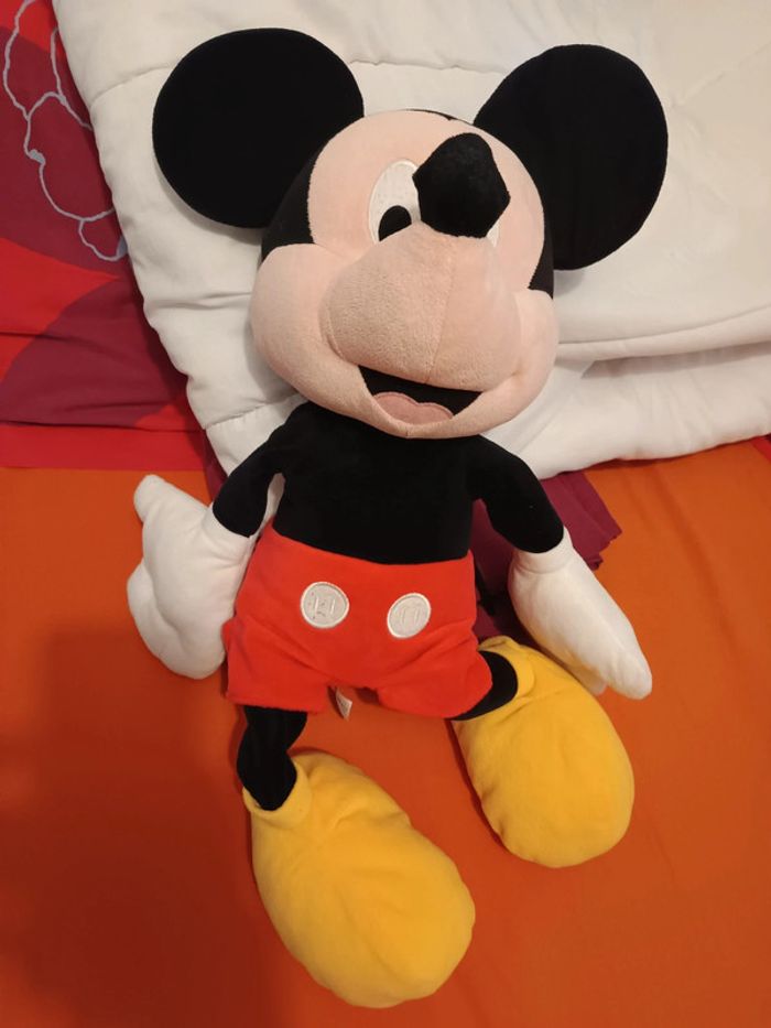 Peluche mickey 60cm tbe - photo numéro 2