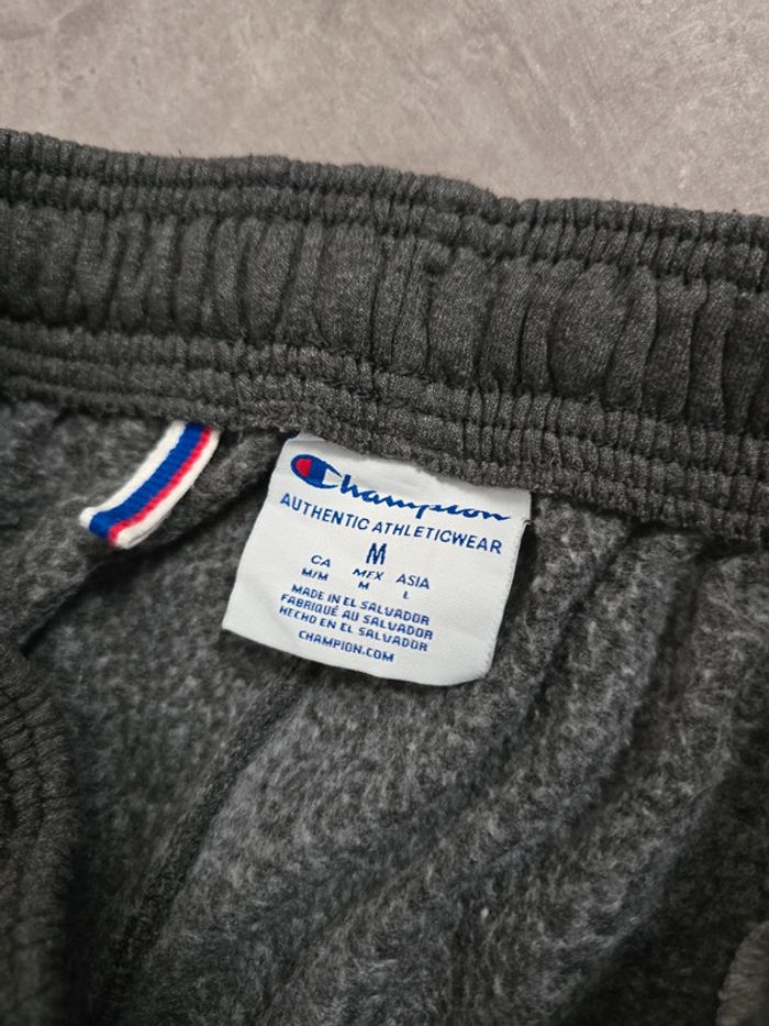 Jogging Champion gris foncé logo brodé taille M confort streetwear - photo numéro 5