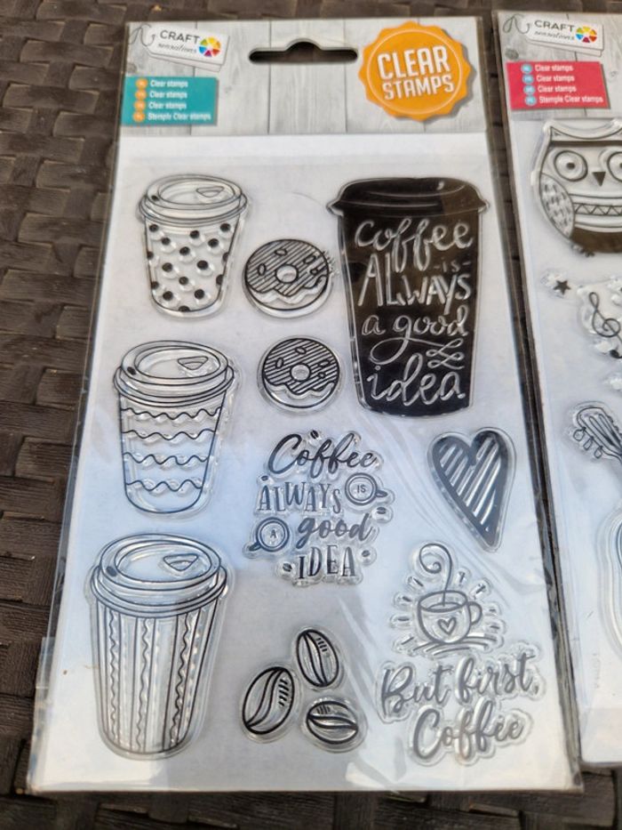 Lot de 2 clear stamps neufs - photo numéro 3