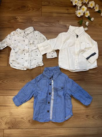Lot de chemise 6 mois