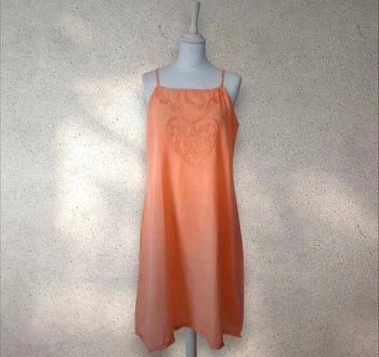 Robe fluide à bretelles 100 % coton taille M