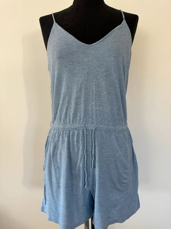 Combi short bleu clair