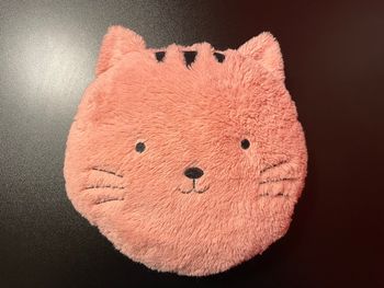 Coussin rose tête de chat 🐾