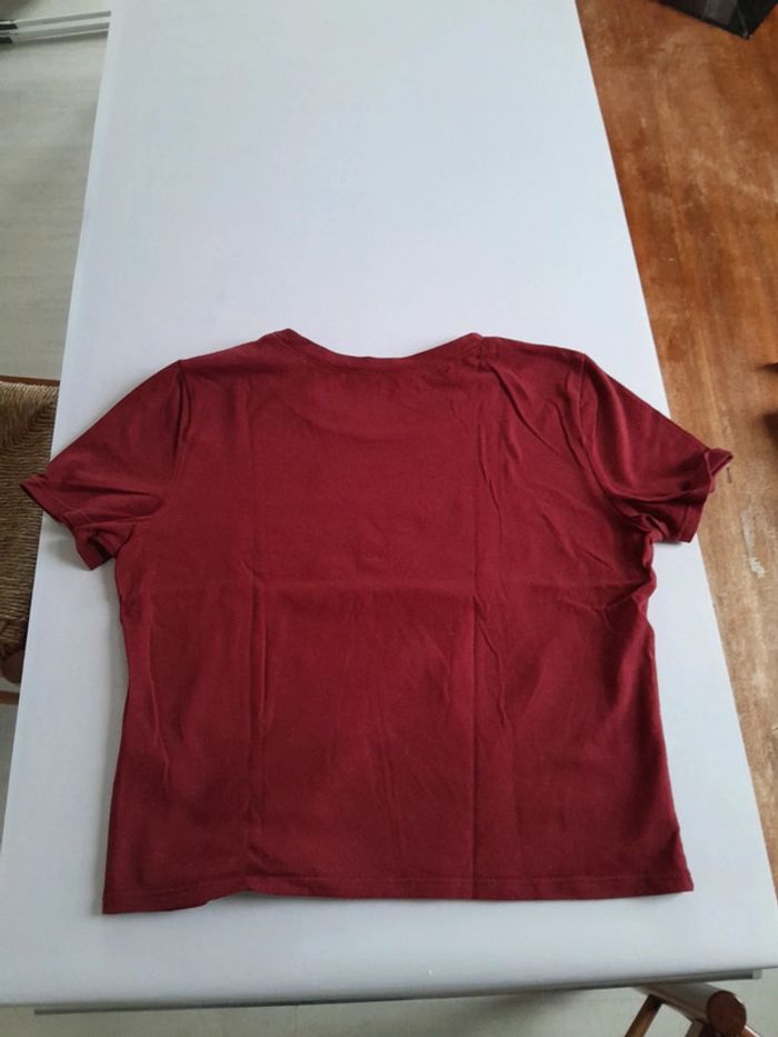 Tee shirt hollister marqué en sequins taille M - photo numéro 7