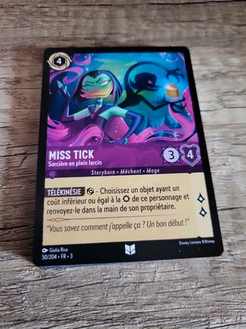 Carte Lorcana Miss Tick