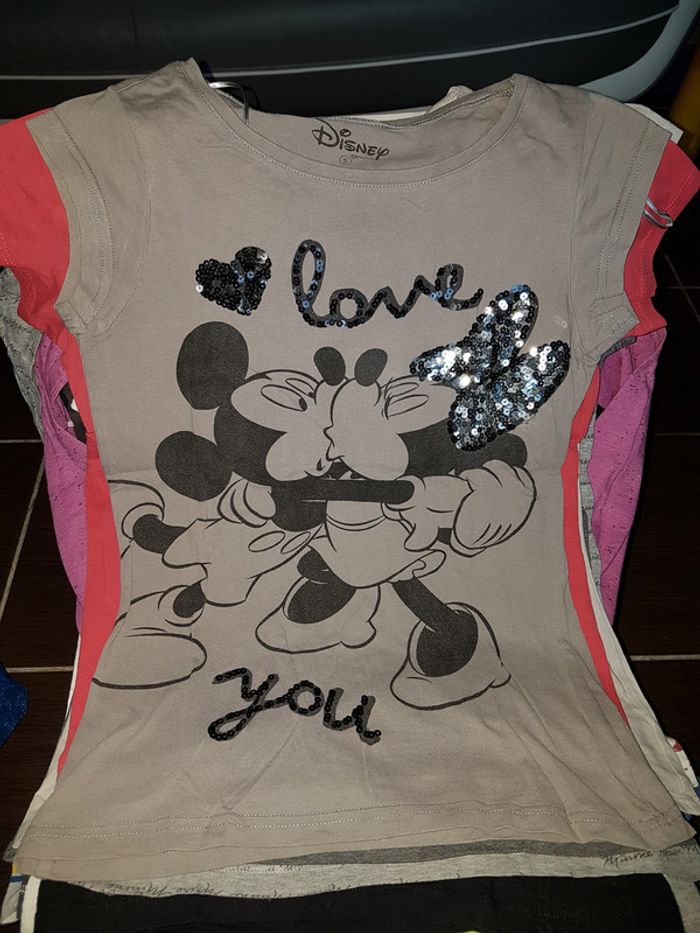 T-shirt Mim Minnie et Mickey de Disney taille S
