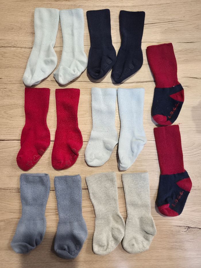 Lot de 7 paires de chaussettes très hautes