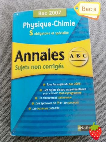 Livre révision annales bac physique chimie