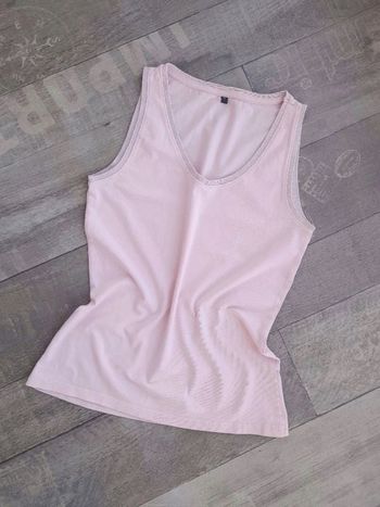 Débardeur rose clair 34/36