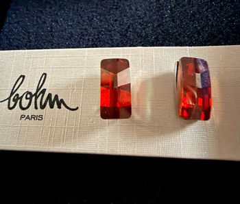 Boucles d’oreilles cristaux Bohm