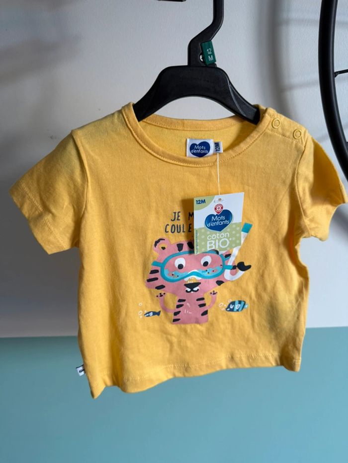 T-shirt manches courtes 12 mois