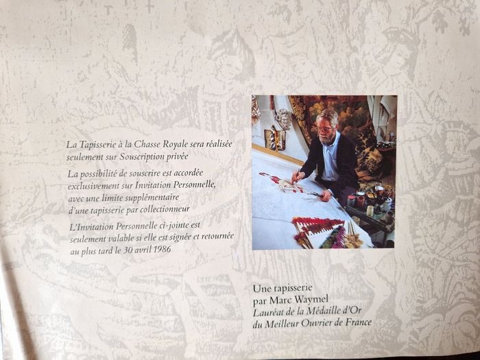 Très grande tapisserie murale décorative signée. - photo numéro 8