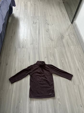 Cole roulé marron fille Kidkanai 3 ans