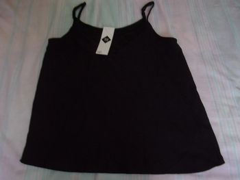 débardeur noir TEX taille 38