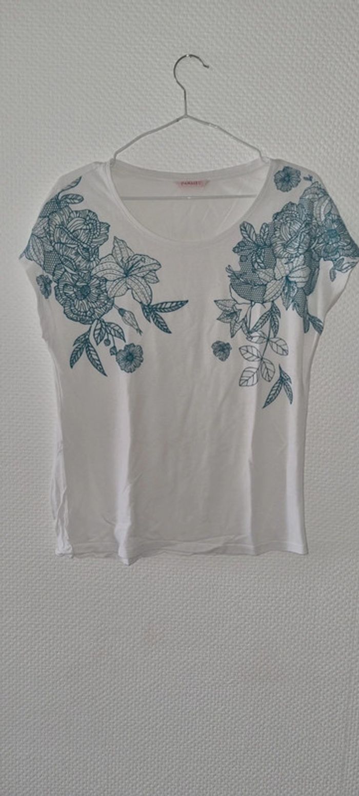 T-shirt à manches courtes taille 36 / S Camaïeu