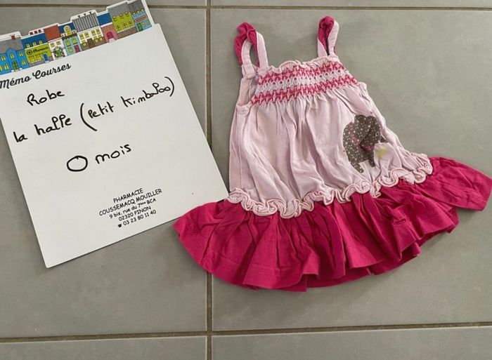 Robe fille 0 mois