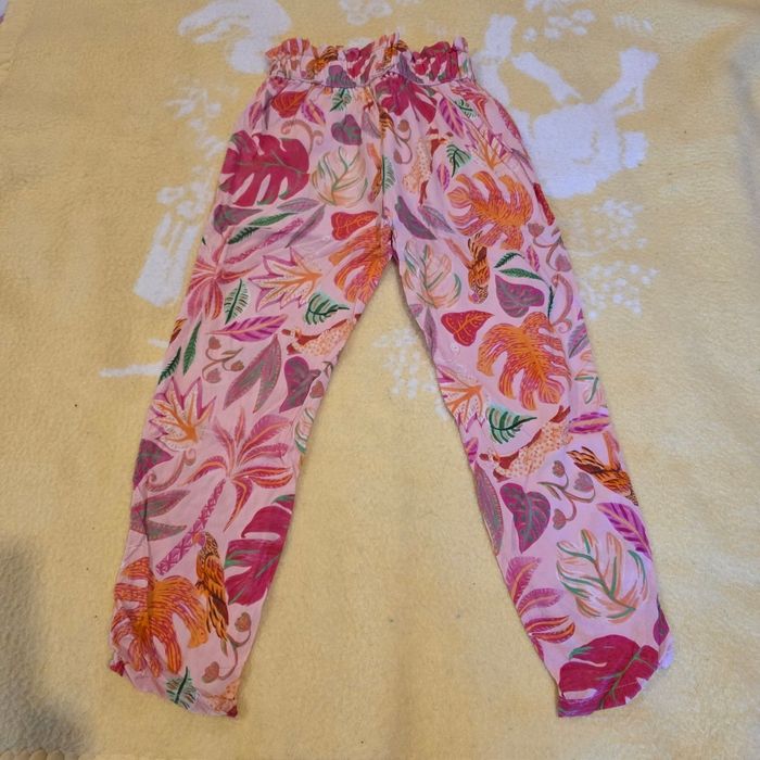 Lot pantalons été fille 6ans - photo numéro 2