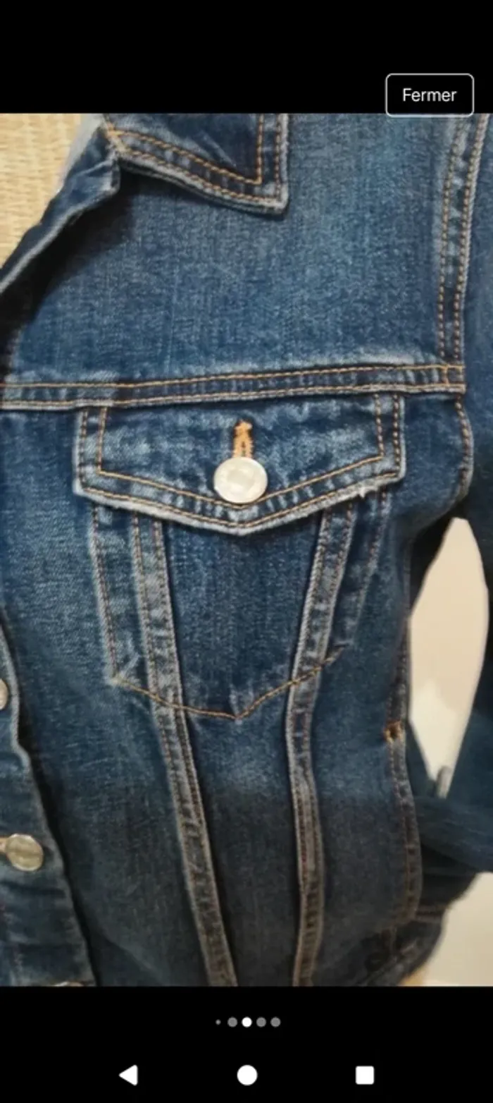 Veste en jeans Zara - photo numéro 5