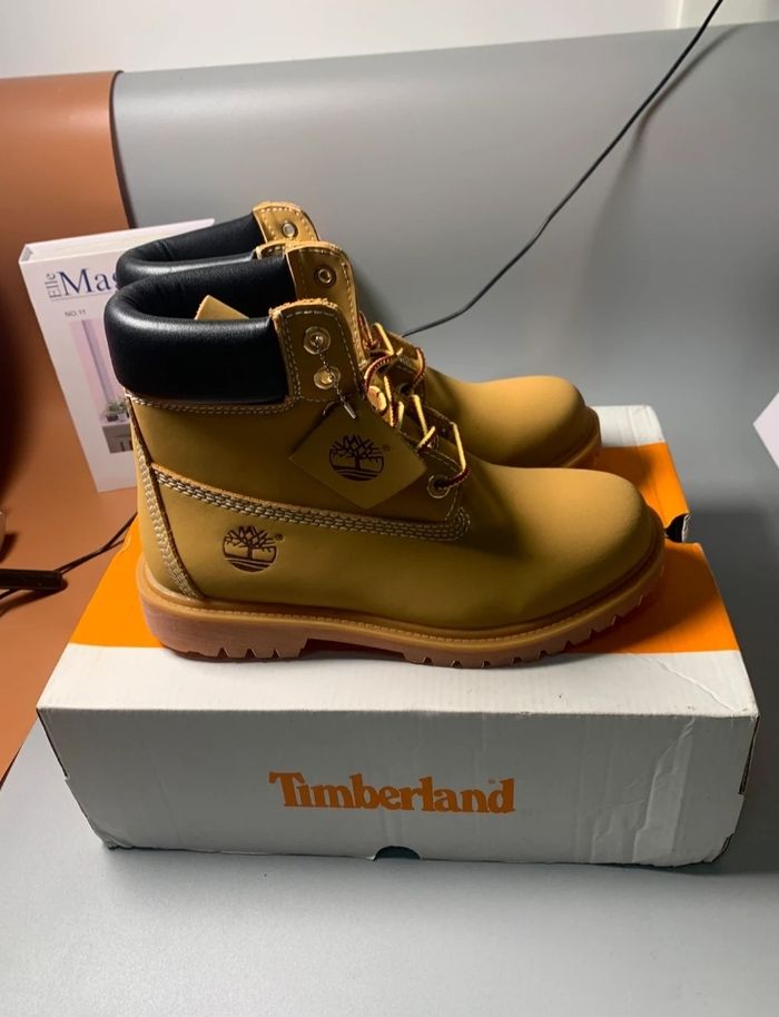 Bottes Martin Timberland moutarde - photo numéro 2