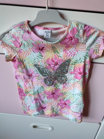 T-shirt papillon