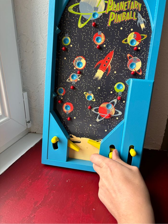 Flipper pour enfant - thème espace - planètes - planetary pinball - photo numéro 2
