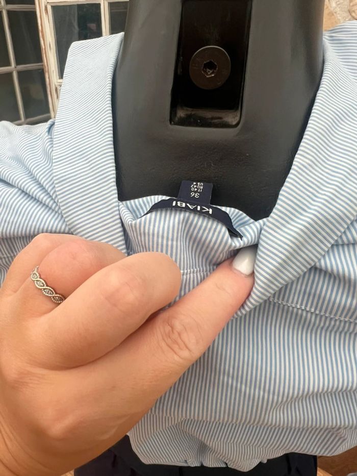 Ensemble kiabi XS S 34 36 chemise bleu short tailleur femme - photo numéro 5