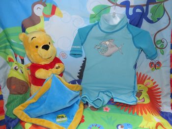 Combinaison anti uv, 12 mois, 77cm garçon, piscine, mer, tribord, soleil été