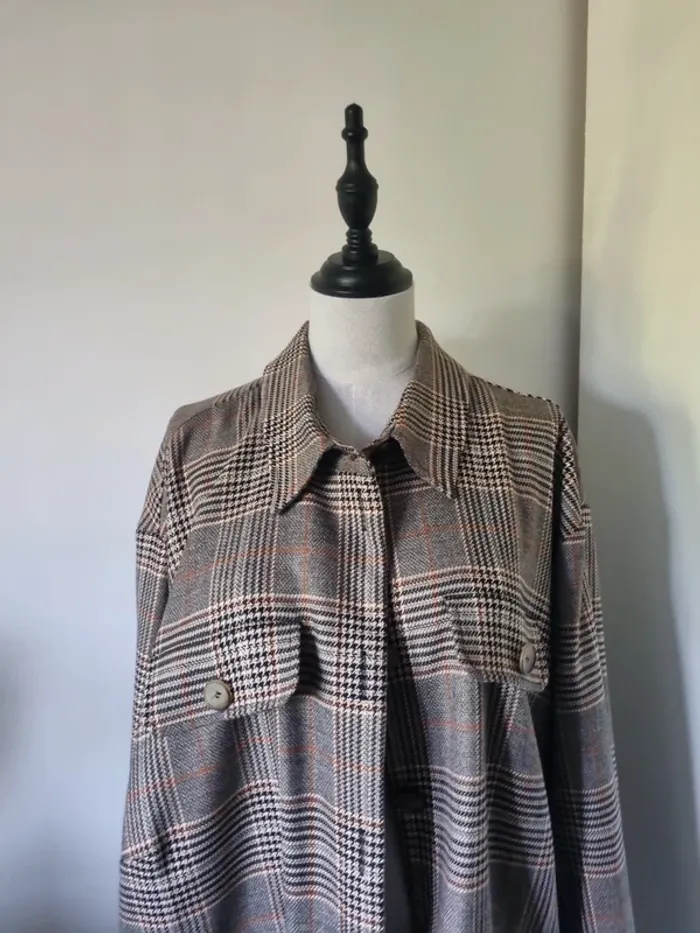 Surchemise à carreaux oversize – Anna Aura – T. 7XL (54/26) - photo numéro 3
