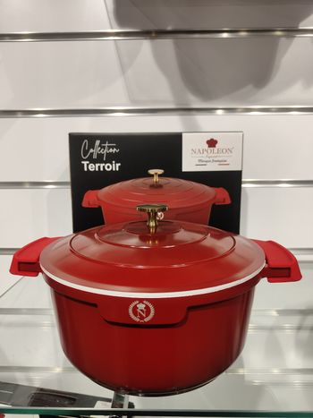 Cocotte Napoléon en Fonte d'Aluminium 24cm Tous Feux dont Induction Neuve