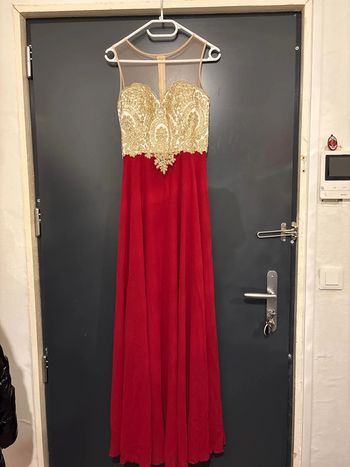 Merveilleuse robe doublée longue S cocktail ou mariage