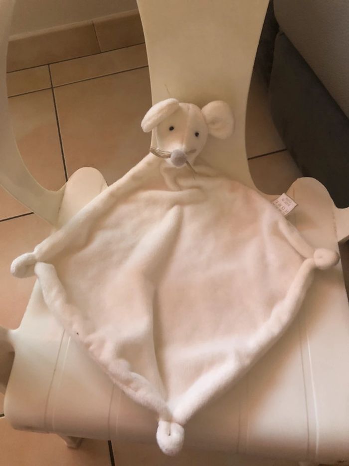Doudou mouchoir souris zara